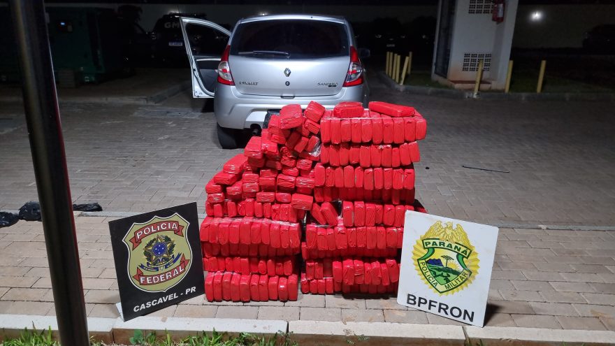 Menor de idade é detido com 200kg de maconha e diz que droga era dele