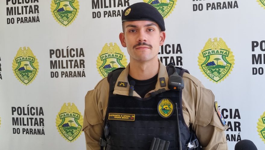 Aspirante fala sobre ocorrências atendidas pela Polícia Militar durante o final de semana em Cascavel