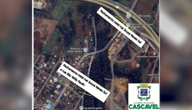 Imagem referente a Construção da nova Ponte do Rio Quati avança em Cascavel