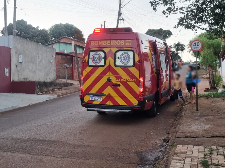 Menino de 4 anos cai de árvore no Bairro Tarumã em Cascavel