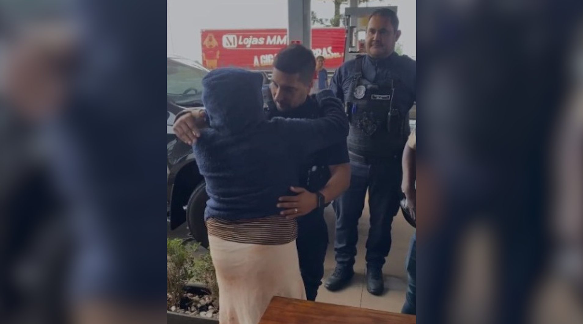 Haitiana perdida durante viagem a Cascavel é encontrada vagando aos prantos na chuva