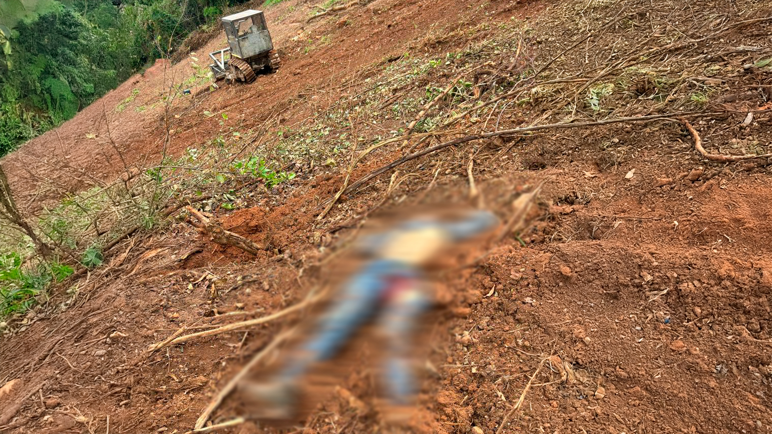 Tratorista morre após veículo despencar de barranco em fazenda no Tocantins Tratorista morre após veículo despencar de barranco em fazenda no Tocantins