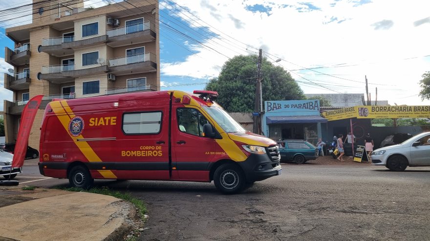 Motociclista sofre queda e fica ferido no Bairro São Cristóvão