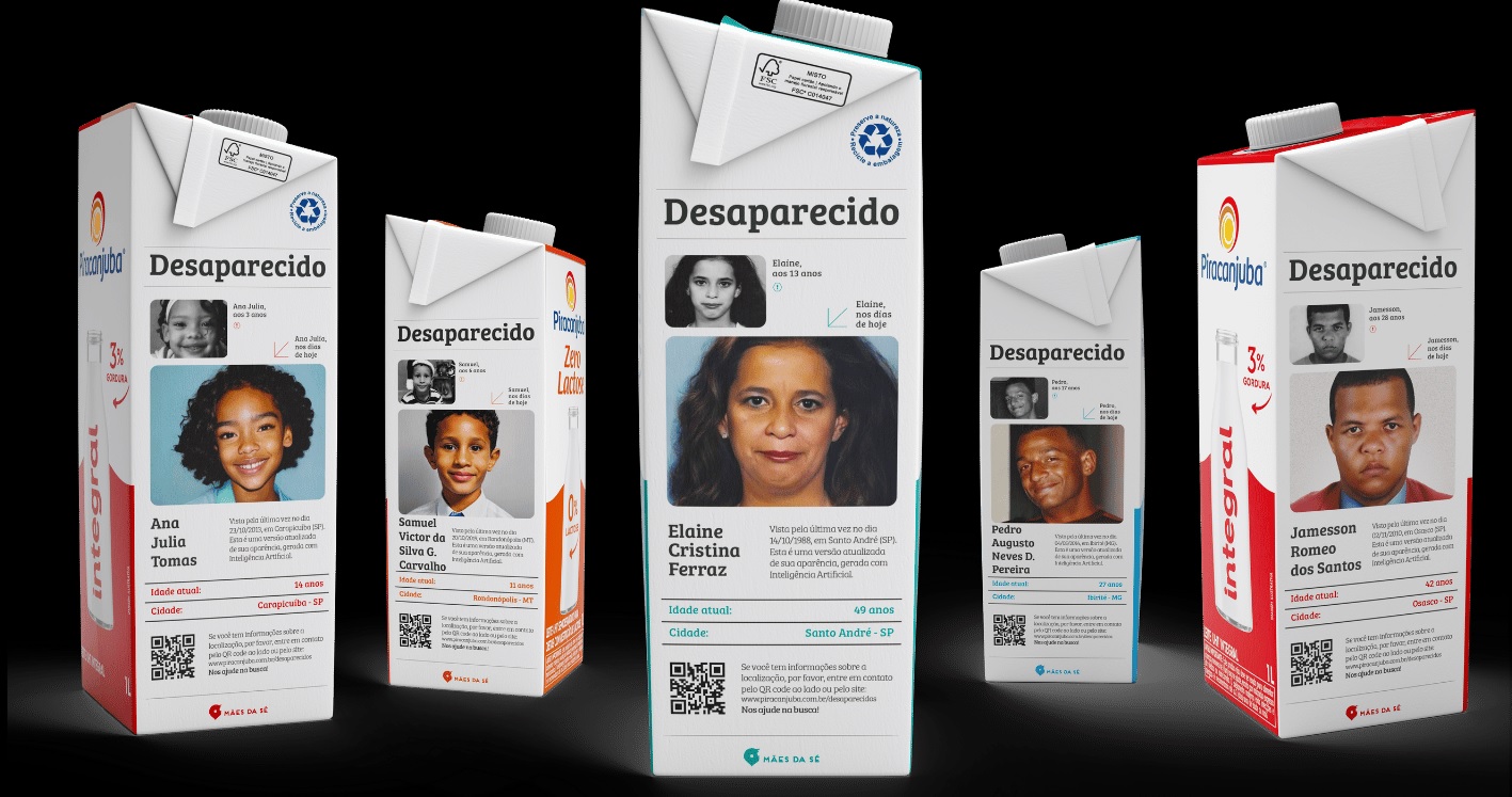 Priscila Belfort aparece em campanha que utiliza Inteligência Artificial para recriar rostos de desaparecidos