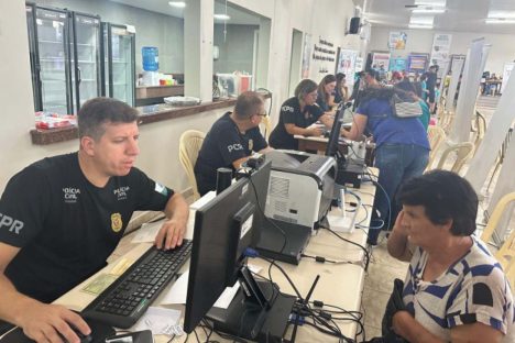PCPR leva serviços de polícia judiciária e orientações ao Centro e Noroeste do Estado Imagem referente a PCPR leva serviços de polícia judiciária e orientações ao Centro e Noroeste do Estado