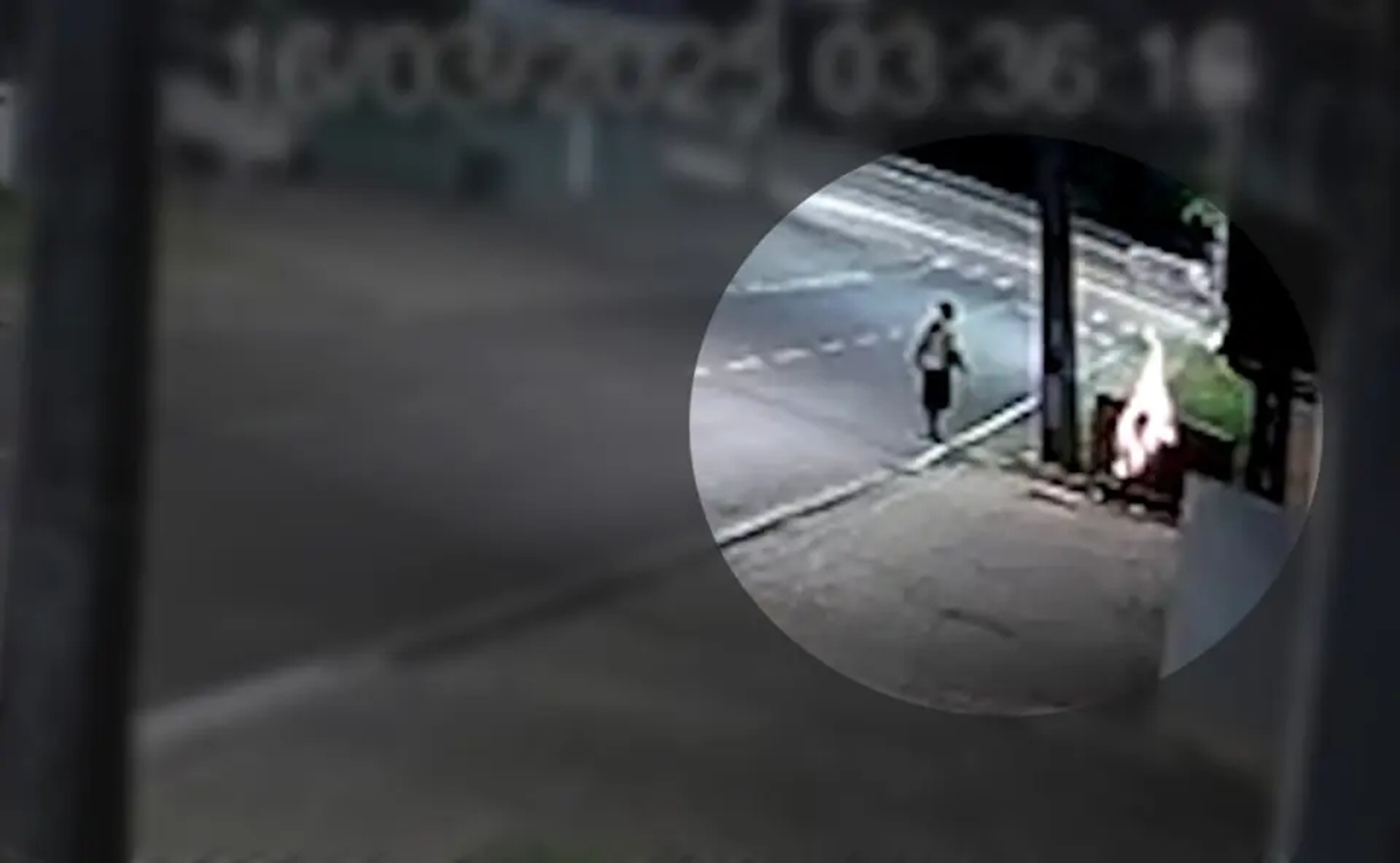 Câmera registra momento em que homem é incendiado após discussão por drogas