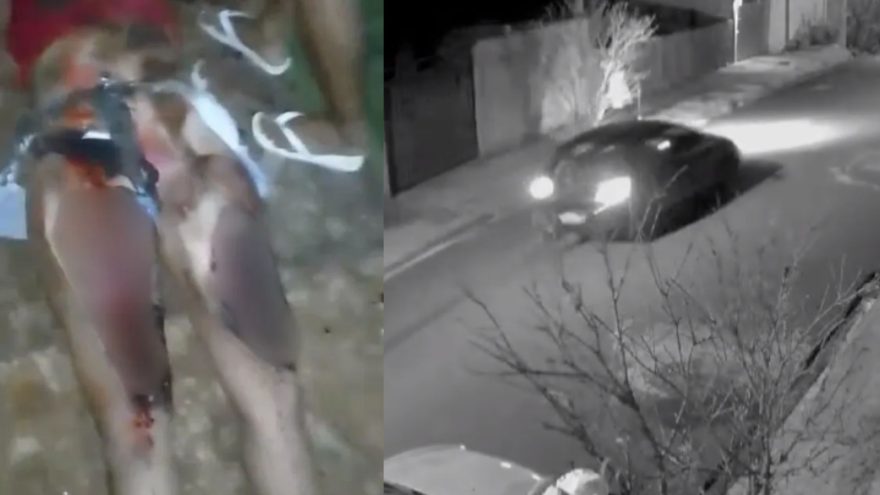 Câmera flagra momento em que namorado arrasta jovem com carro