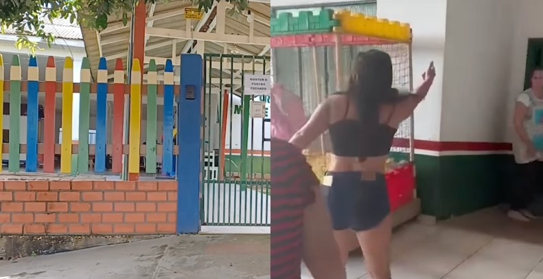 Mãe de aluna se revolta e mete a porrada em diretora de creche