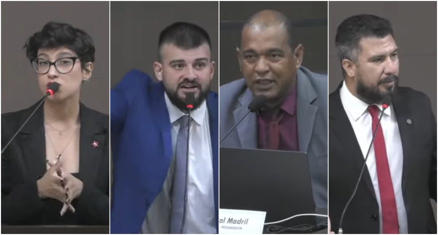 Entre tapas e beijos: vereadores trocam farpas em sessão da Câmara