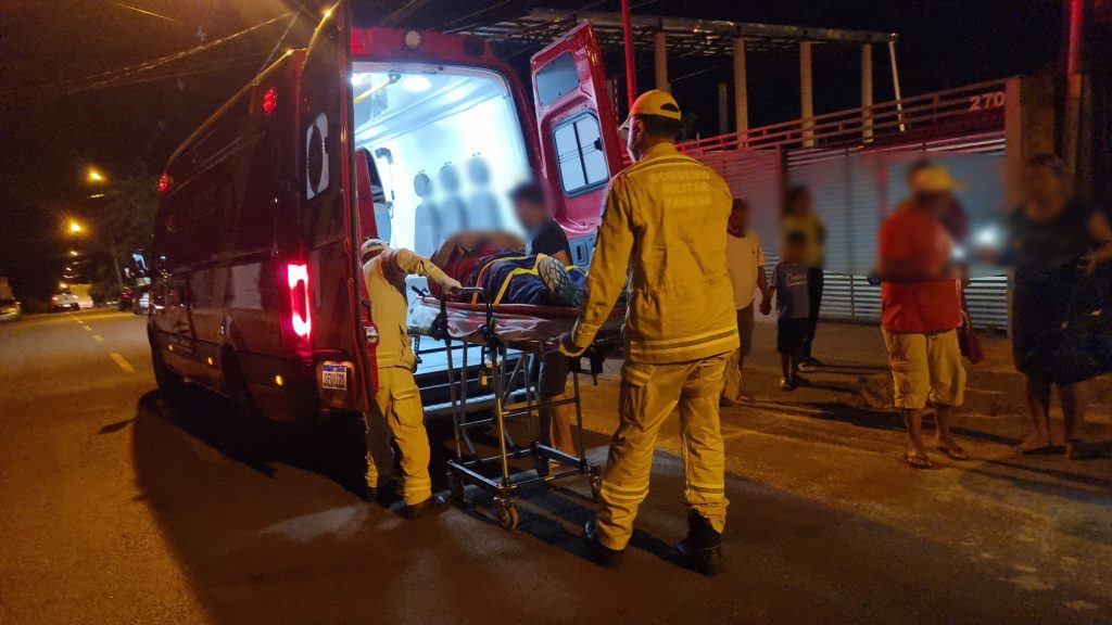 Homem cai de telhado no Bairro Presidente e fica ferido Homem cai de telhado no Bairro Presidente e fica ferido