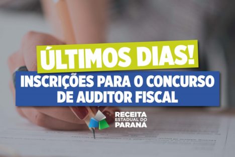 De olho no prazo: inscrições para concurso da Receita Estadual terminam na quinta Imagem referente a De olho no prazo: inscrições para concurso da Receita Estadual terminam na quinta