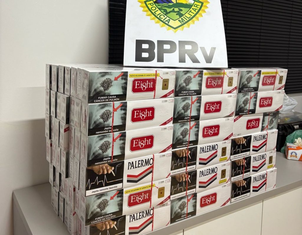 PRE apreende contrabando de cigarros avaliado em R$ 10 mil na PR-317