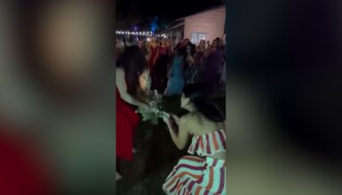 Imagem referente a Briga entre “secretárias”? Buquê de casamento de Amado Batista é disputadíssimo; veja o vídeo