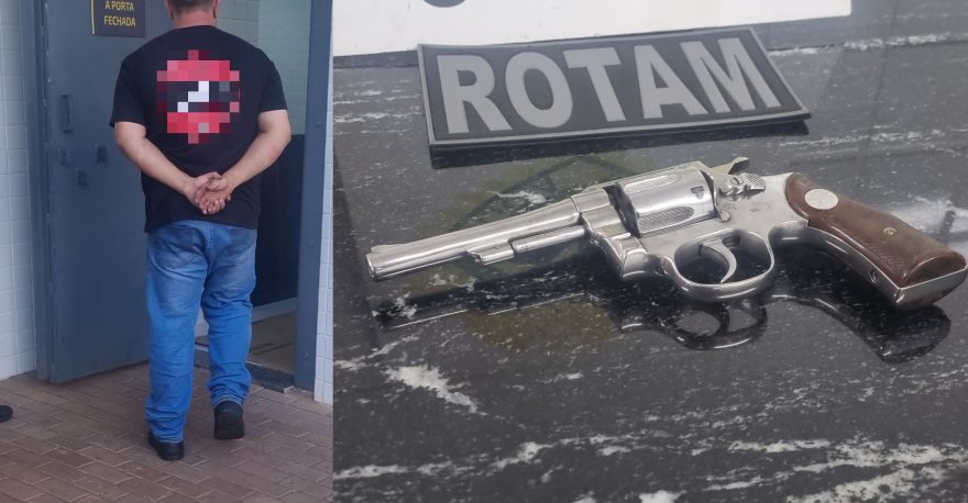 Homem é preso com arma de fogo no Periolo