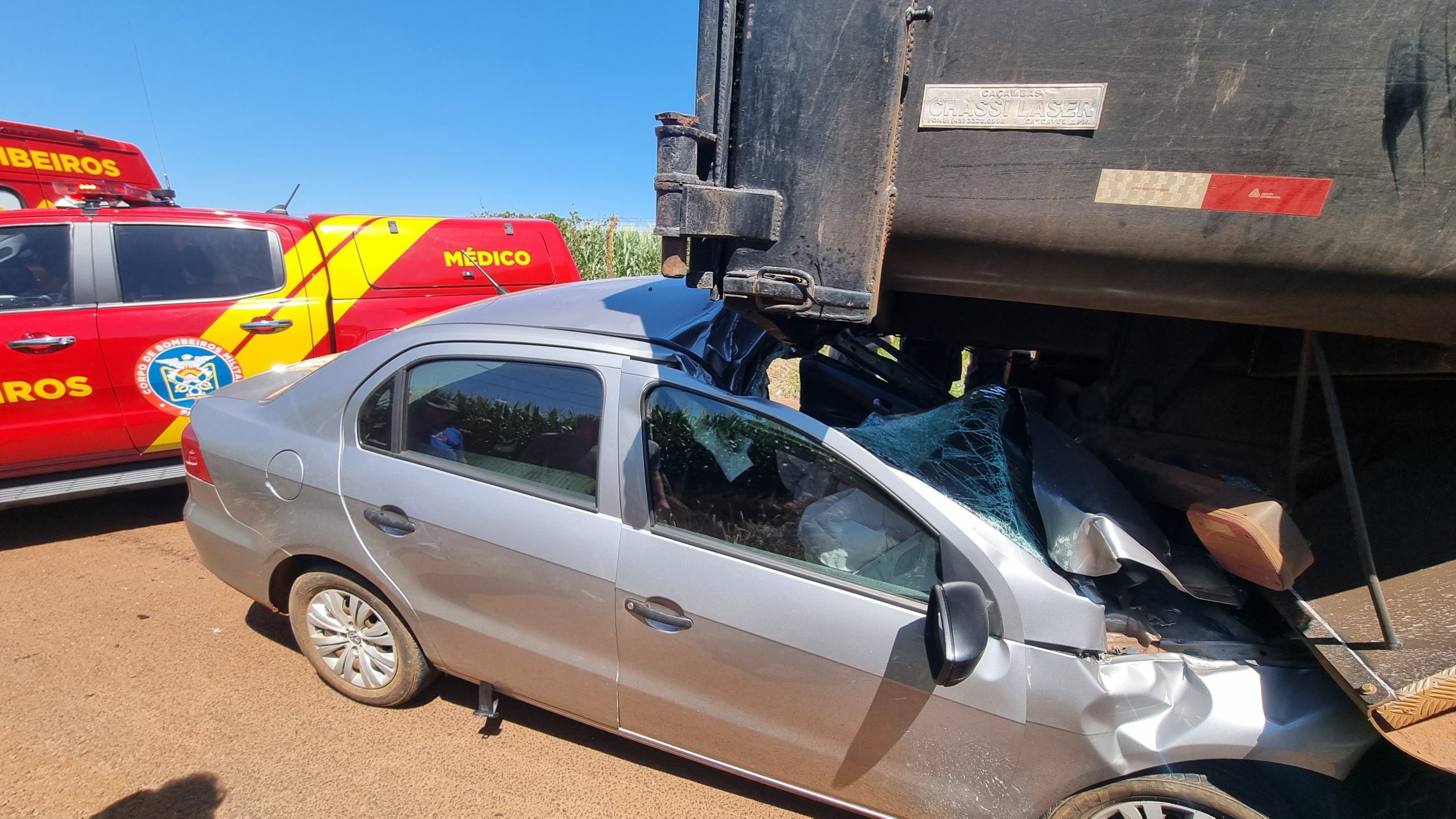 Velocímetro travado em 140 km/h chama atenção em acidente na Linha Peroba Velocímetro travado em 140 km/h chama atenção em acidente na Linha Peroba