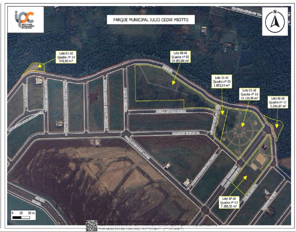 Programa ‘Adote uma Praça’ dá vida ao Parque Municipal Julio Cezar Miotto em Cascavel, com 38 mil m²