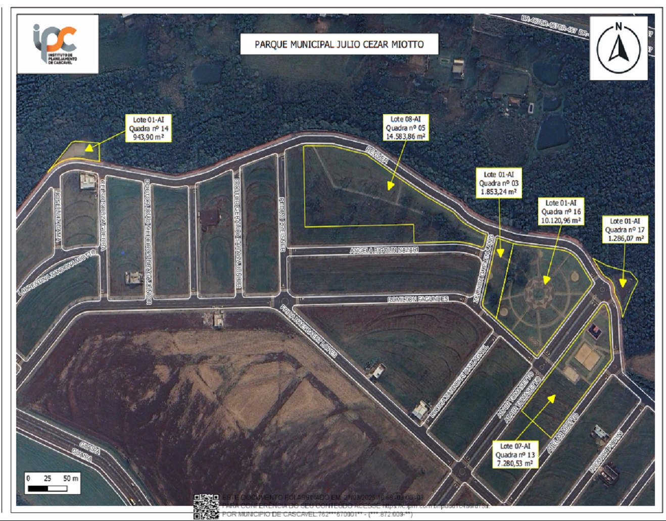 Programa 'Adote uma Praça' dá vida ao Parque Municipal Julio Cezar Miotto em Cascavel, com 38 mil m²