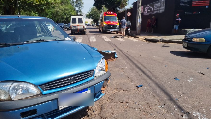 Acidente em Cascavel: Piloto de moto é socorrido pelo Siate no São Cristóvão
