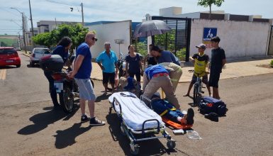 Imagem referente a Acidente entre moto e Ecosport faz uma vítima em Cascavel