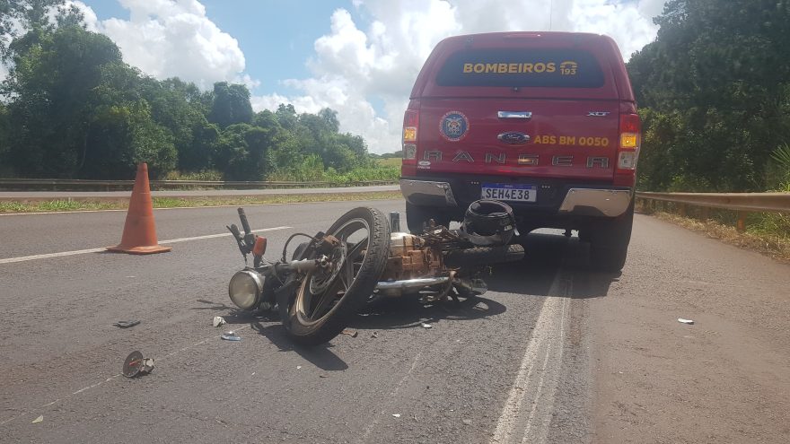 Motociclista fica em estado grave após acidente no Contorno Oeste