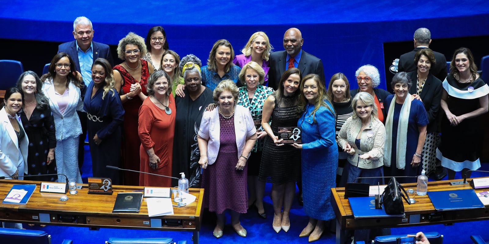 Senado premia 19 mulheres que defendem direitos e igualdade de gênero Senado premia 19 mulheres que defendem direitos e igualdade de gênero