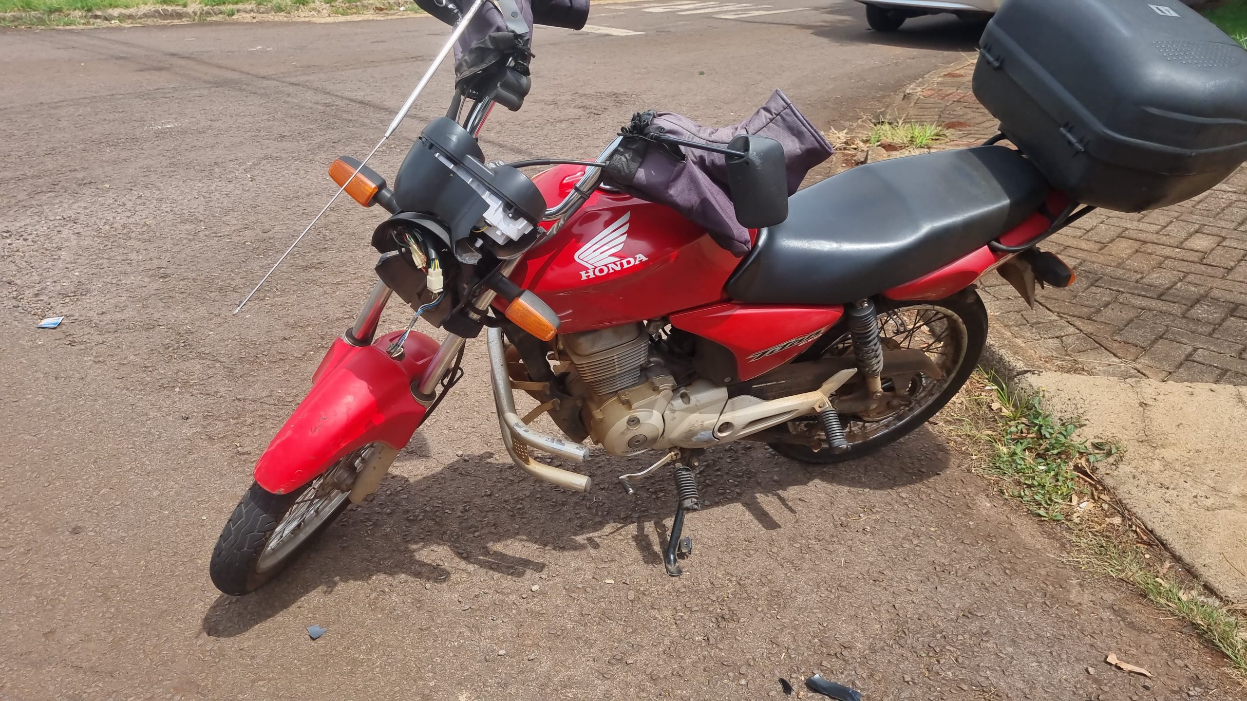 Colisão entre motos deixa homem ferido no Bairro Coqueiral