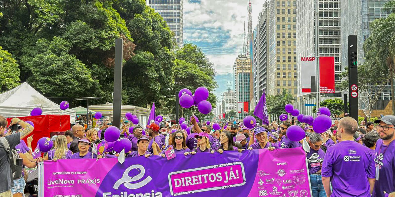 Caminhada na Avenida Paulista busca conscientização sobre epilepsia