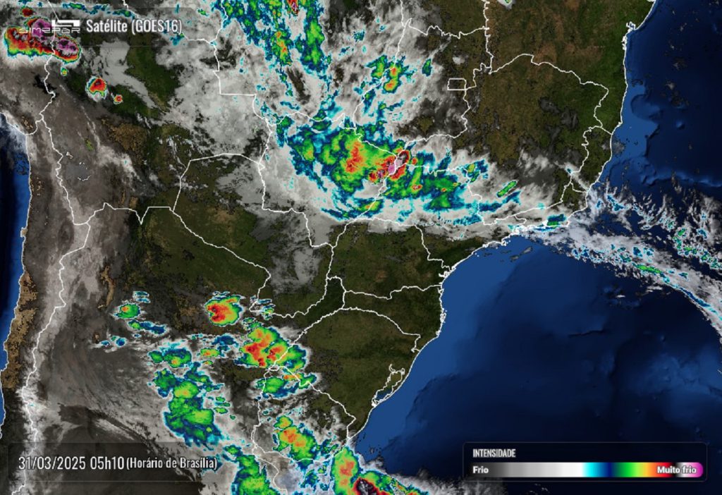 Previsão de chuva e máxima de 26°C para esta segunda-feira em Cascavel