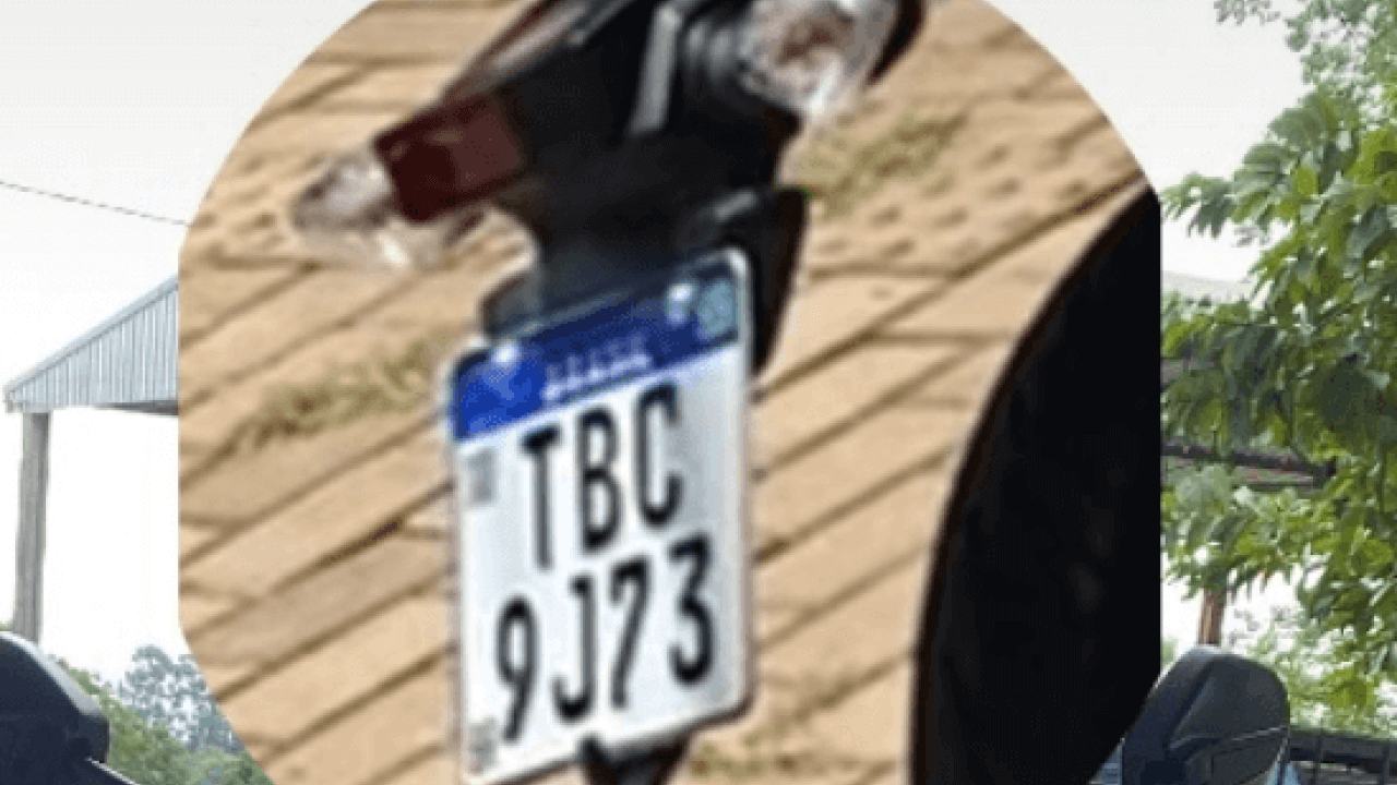 Foi perdido uma placa de Moto no bairro Belmonte