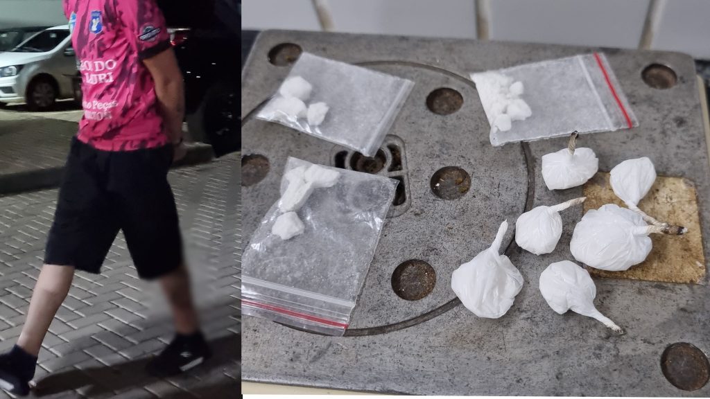 Rotam prende em flagrante jovem suspeito de tráfico de drogas no Morumbi