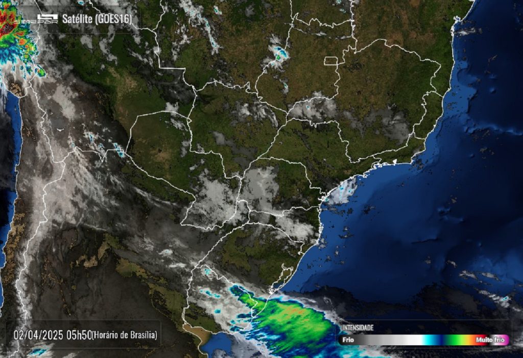Previsão de quarta-feira nublada com pancadas de chuva em Cascavel