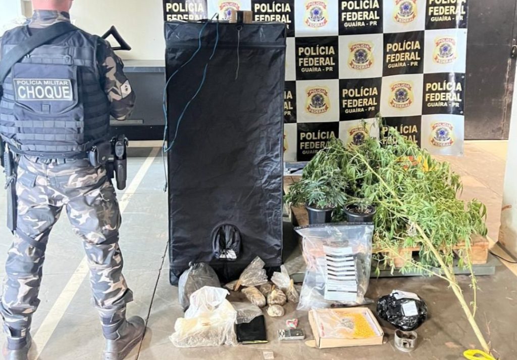Com apoio do Coque de Cascavel, PF apreende drogas em Guaíra