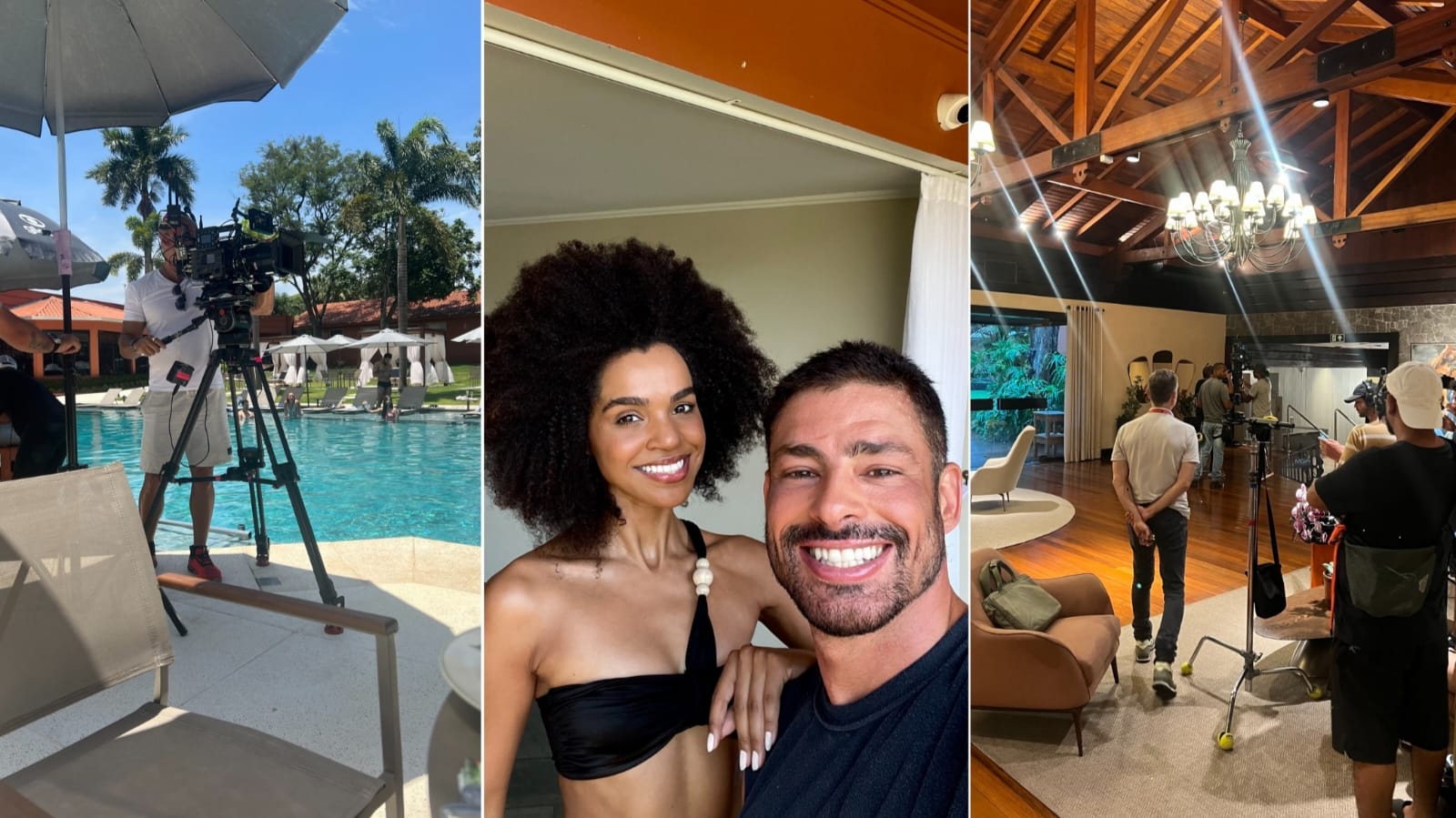 Modelo cascavelense Mylena Rodrigues participa de gravação da nova novela da Globo