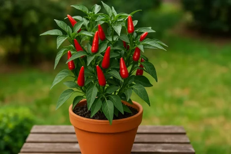 Como plantar e cuidar da pimenta dedo-de-moça em pequenos vasos
