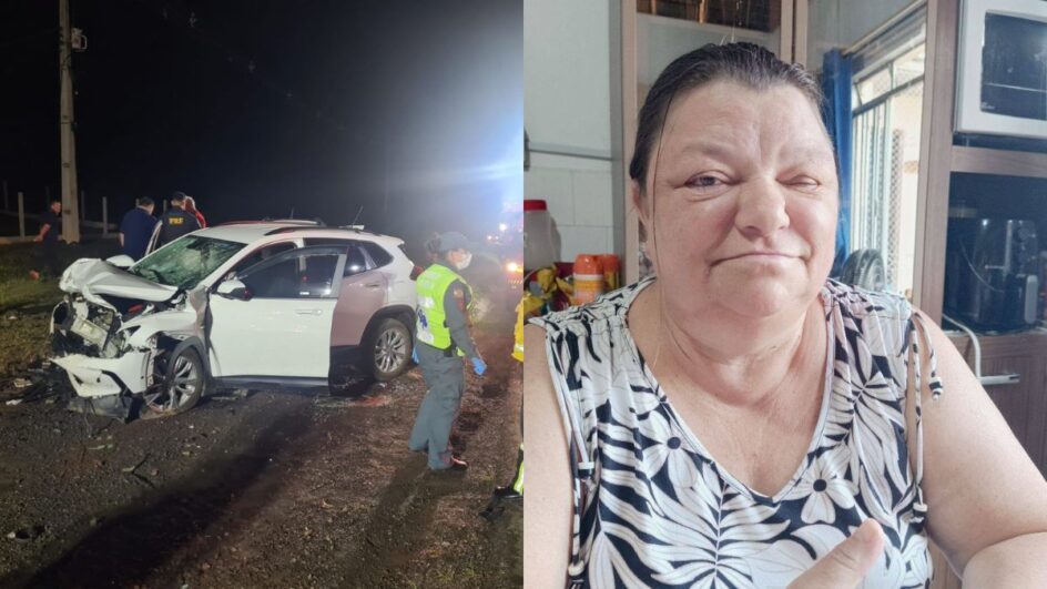 Colisão na BR-280 tira a vida de avó de 58 anos e deixa dois em estado grave