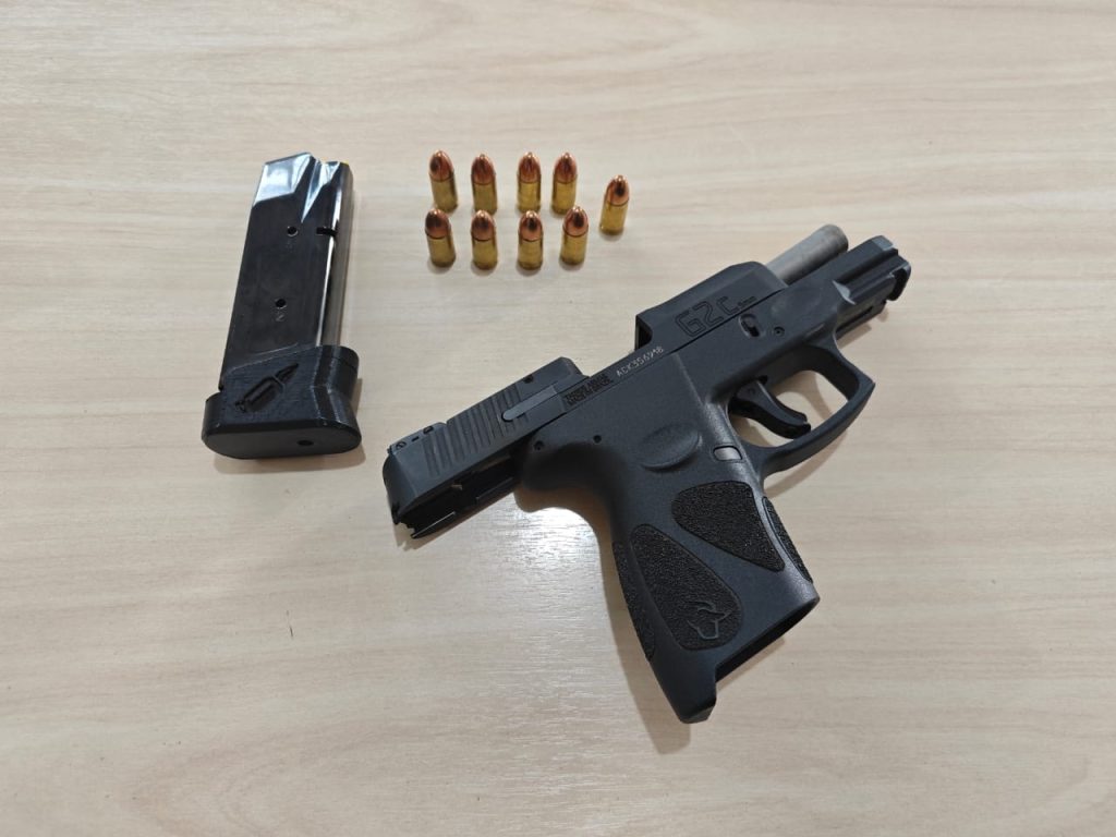 Abordagem policial em Palotina termina com prisão por porte ilegal de arma de fogo
