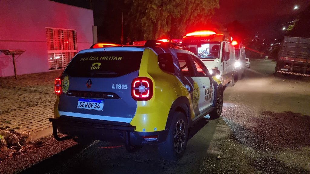Jovem é socorrido após ser violentamente agredido no bairro Santa Cruz