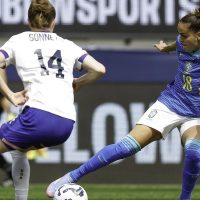 Em 1º amistoso do ano, seleção feminina perde por 2 a 0 para os EUA Imagem referente a Em 1º amistoso do ano, seleção feminina perde por 2 a 0 para os EUA