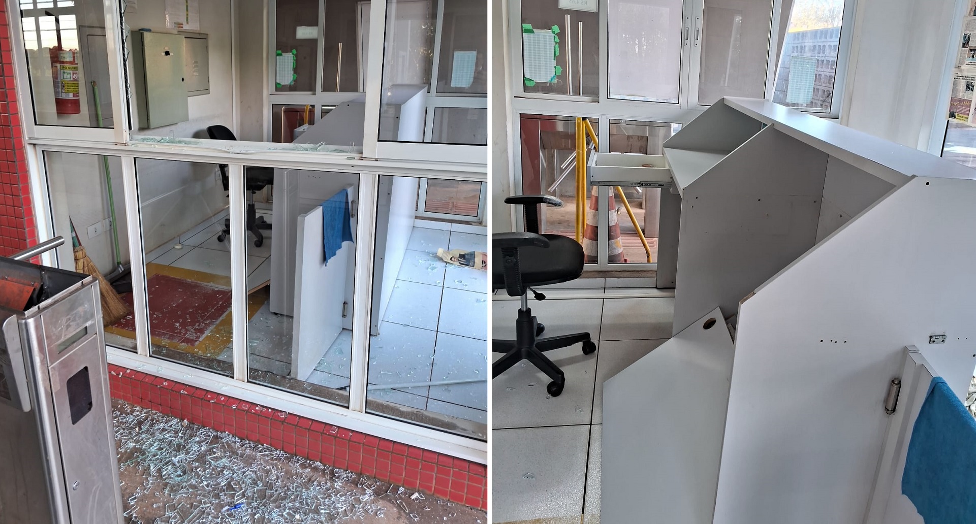 Internauta denuncia vandalismo no Terminal Nordeste de Cascavel