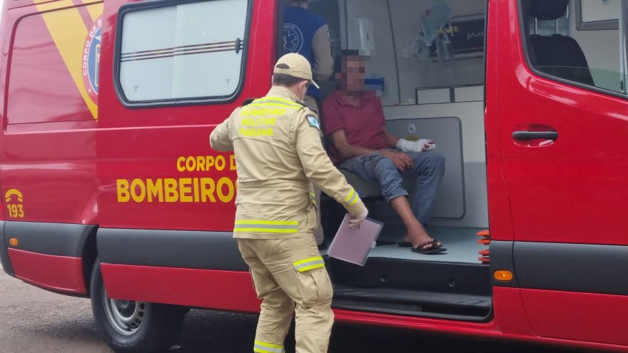 Idoso fica ferido após ser agredido pela filha no Bairro Floresta