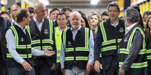 Brasil tem reservas para enfrentar decisões de Trump, diz Lula Imagem referente a Brasil tem reservas para enfrentar decisões de Trump, diz Lula