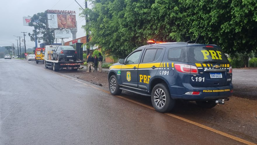 Criança fica ferida em acidente de trânsito na marginal da BR-277, em Cascavel
