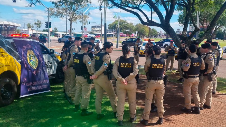 Operação Mulher Segura é lançada oficialmente em Cascavel; Patrulha Maria da Penha do 6º BPM completa 1 ano de atuação