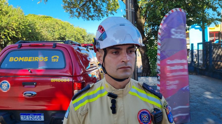 “Vítima permaneceu esmagada por cerca de 10 minutos”, relata Oficial do Corpo de Bombeiros