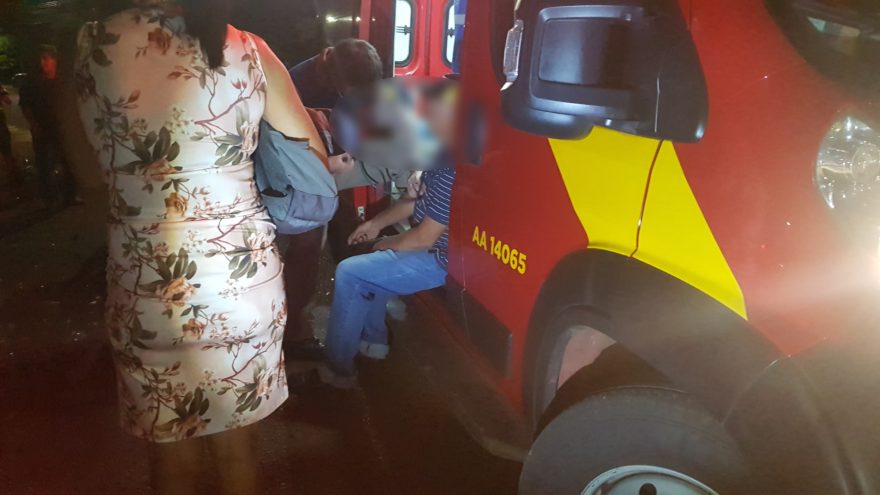 Mobilete e Courier envolvem em colisão no Bairro Santa Cruz; adolescente sofre fratura na perna
