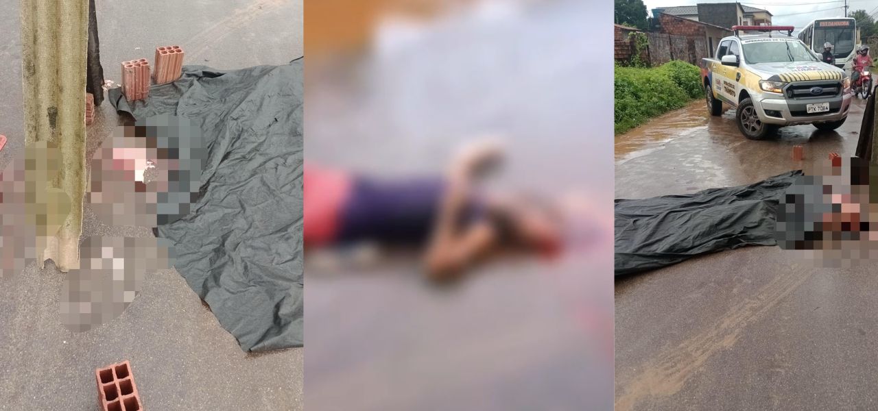 Homem tem cabeça esmagada por caminhão de lixo em acidente brutal