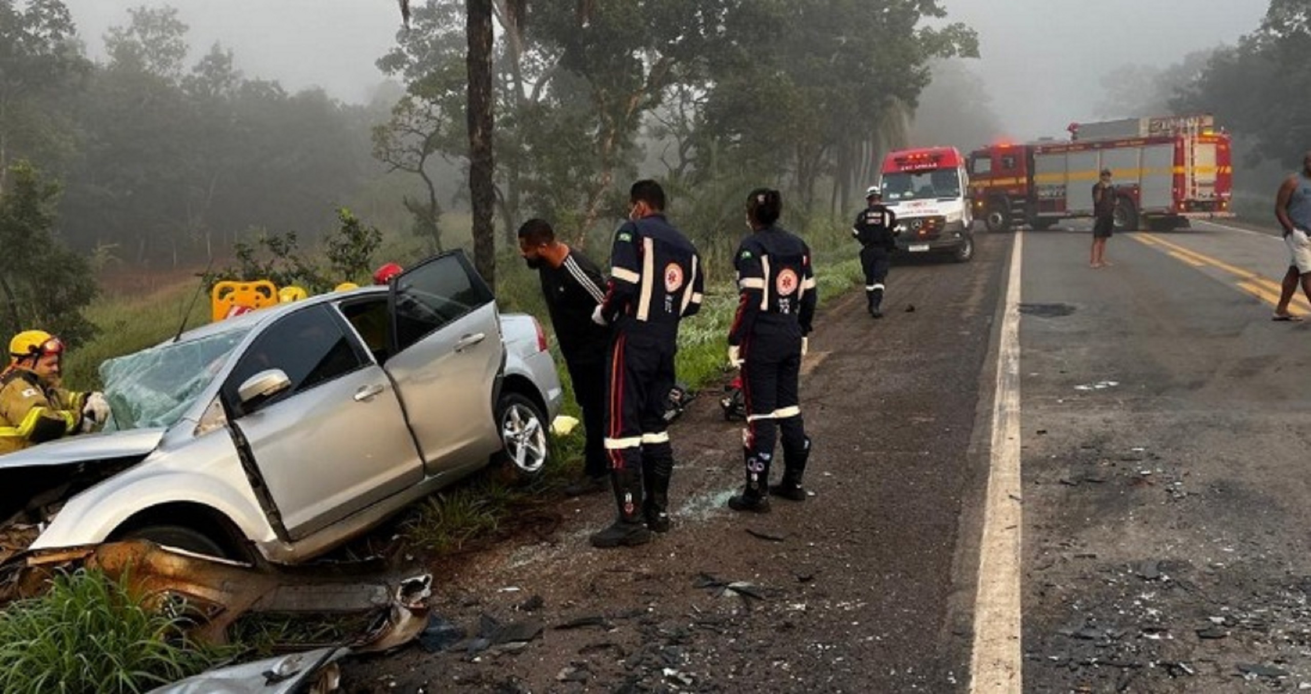 Rodovia da morte registra dois acidentes graves em apenas três horas Rodovia da morte registra dois acidentes graves em apenas três horas
