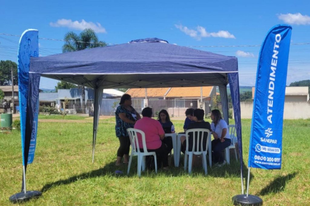 Equipes comerciais da Sanepar farão atendimento em bairros de Ponta Grossa neste sábado Equipes comerciais da Sanepar farão atendimento em bairros de Ponta Grossa neste sábado