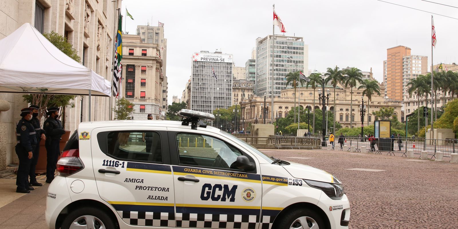 Dino proíbe mudança do nome da Guarda Civil de São Paulo Dino proíbe mudança do nome da Guarda Civil de São Paulo