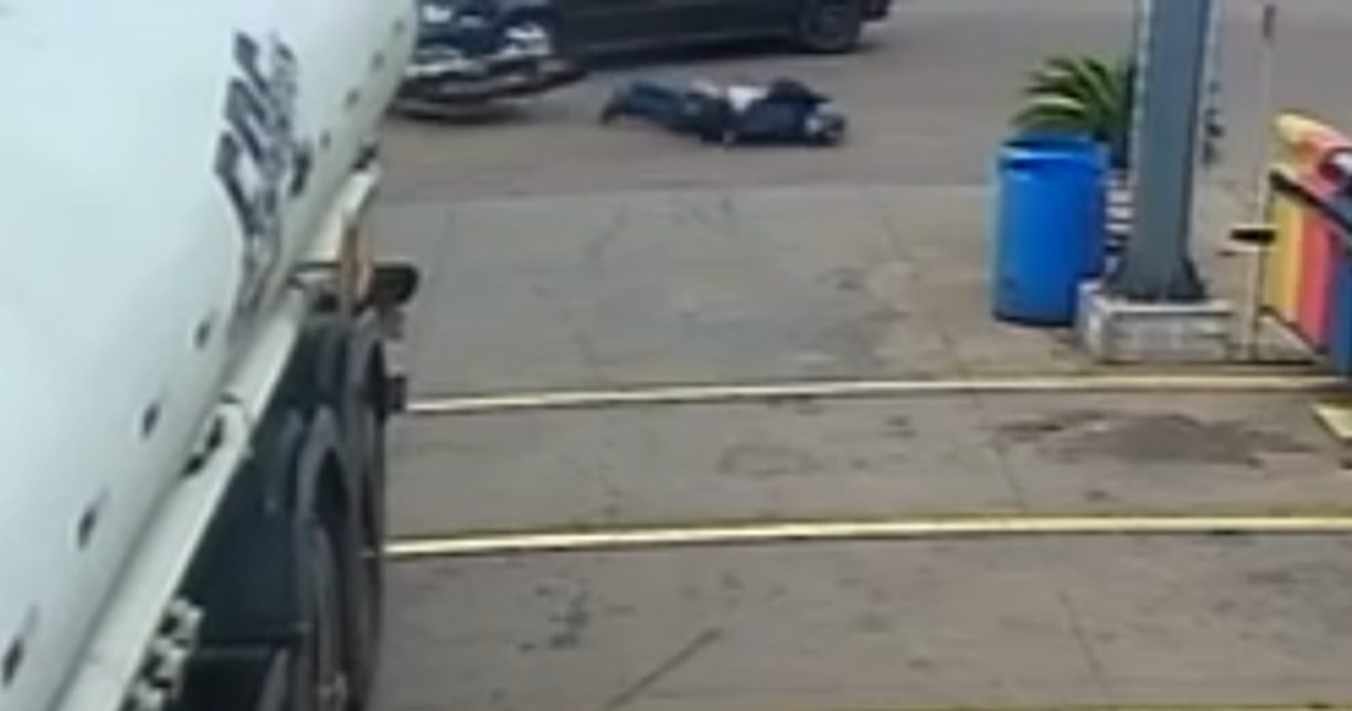 Vídeo mostra acidente que deixou motociclista ferido no Jardim Clarito